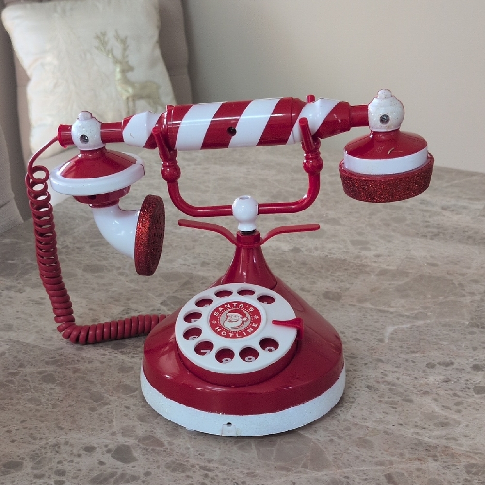 Retro Red Rotary Phone